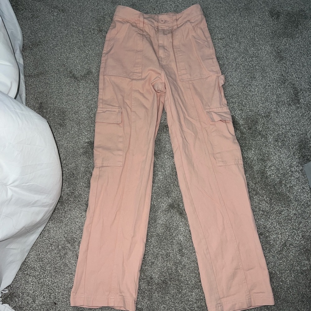 Light pink cargo pants